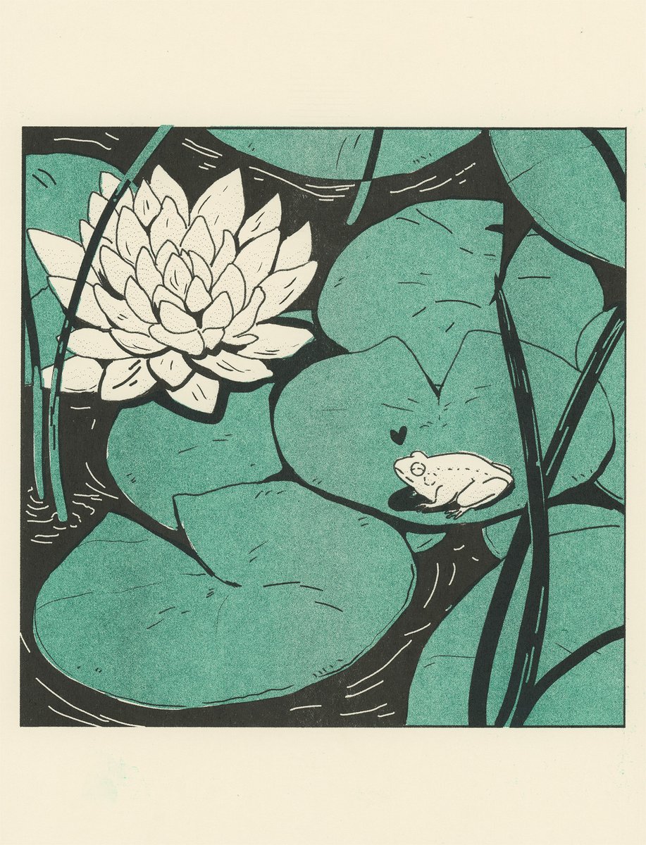 Tonight is print restock night~ new runs of these ones are up now if anyone's interested. As always thank you so much for your support 💚💚 also my keyboard is covered in riso ink now 