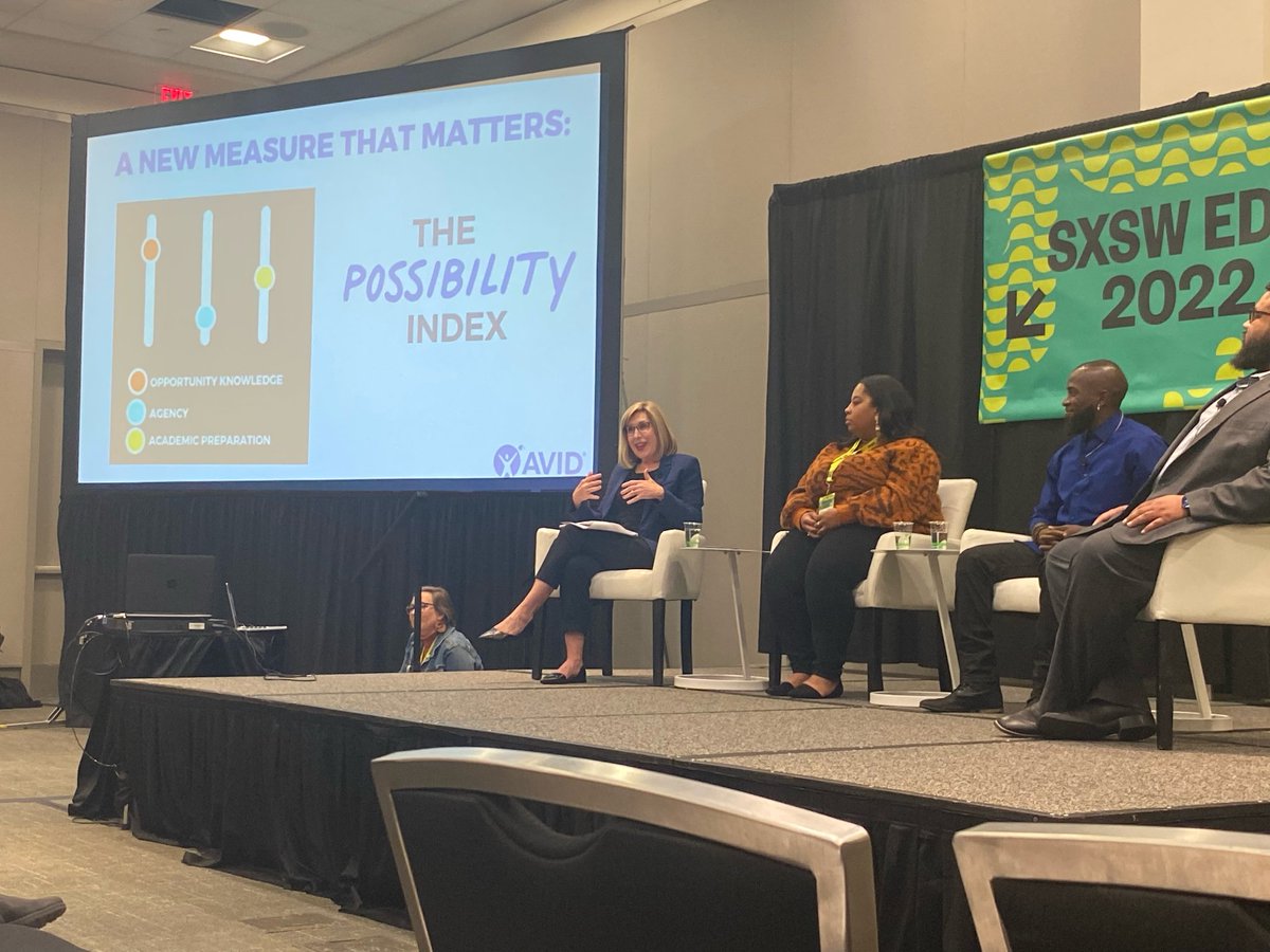remakelearning's tweet photo. .@AVID4College introduces The Possibility Index: a new index to define what’s possible for students and how schools can prepare them for what’s to come. 

Check out one of their resources: https://t.co/cfPj0EgoJm. #SXSWEDU #RemakeLearning https://t.co/XOaNIOoZy7