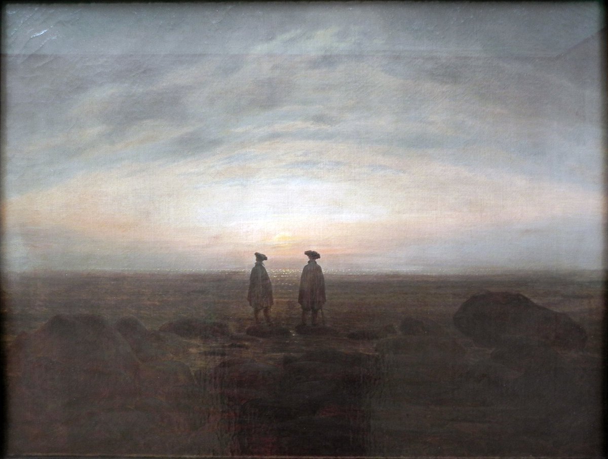 Arteymas_'s tweet photo. Dos hombres junto al mar, 1817, Caspar Frederich https://t.co/COJlvUM6xV