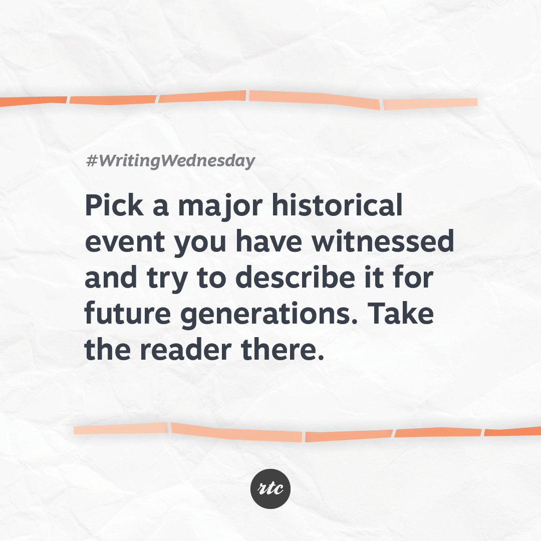 The lessons of history can be taught through stories. What will you teach the younger generation? #roundtablecompabies #writingwednesday