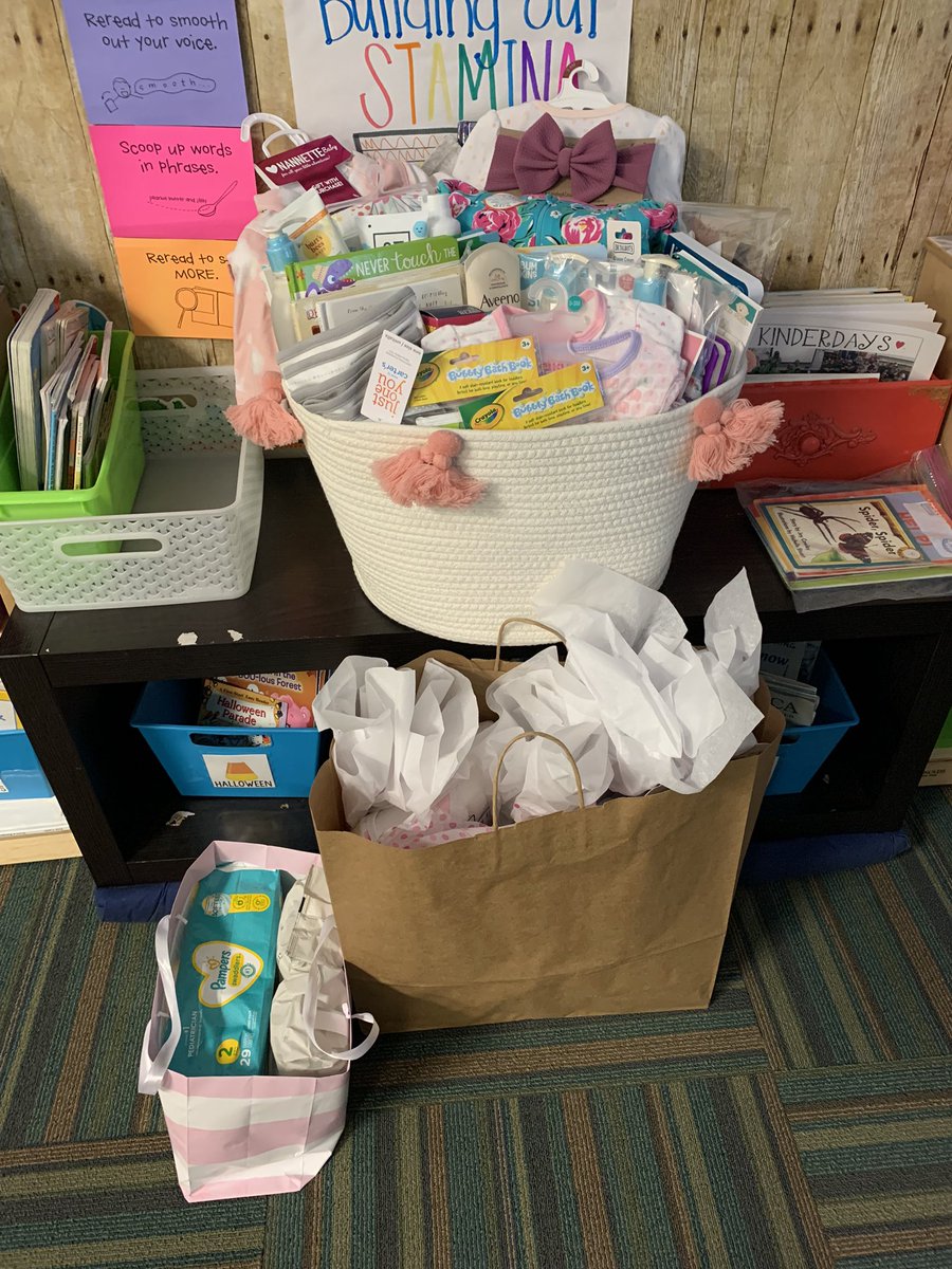 A little late… but first grade loved showering and honoring our amazing counselor! We are thankful for you and can not wait for Baby A to be here! <a href="/WSESWildcats/">WSES Elem School</a>