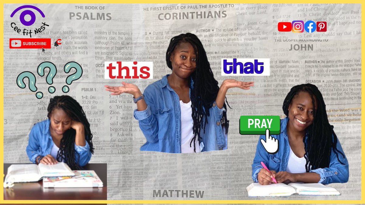 claudenenew's tweet image. My NEW VIDEO is now out!

youtu.be/Rzmk0W_i71o

Do you struggle to study the Bible?
Do you need some tips?
Check out my video 🤗

#howtounderstandthebible #howtostudythebible #ceefitnest #ceefitfam #happysabbath #adventist #sdachristian #seventhdayadventist #sabbathday #sda