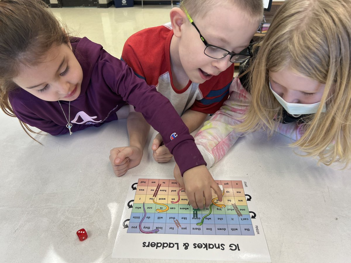 MsKatieBolin's tweet photo. I love that kids are asking to play power word games as a reward. Power Word Uno and Power Word Snakes &amp; Ladders were a hit! @D45Schafer @AmericanReading https://t.co/oMdSTgUHMp