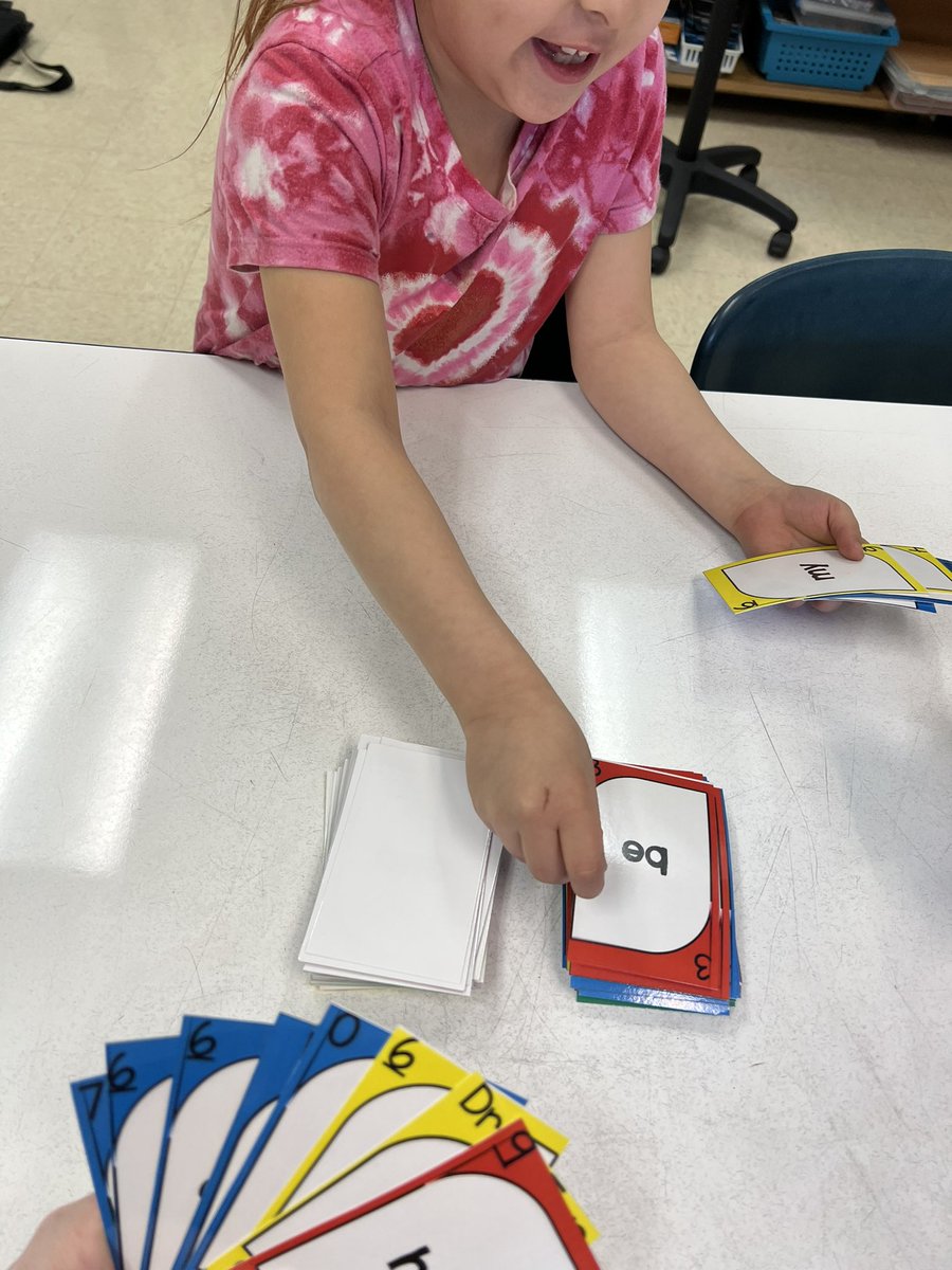 MsKatieBolin's tweet photo. I love that kids are asking to play power word games as a reward. Power Word Uno and Power Word Snakes &amp; Ladders were a hit! @D45Schafer @AmericanReading https://t.co/oMdSTgUHMp
