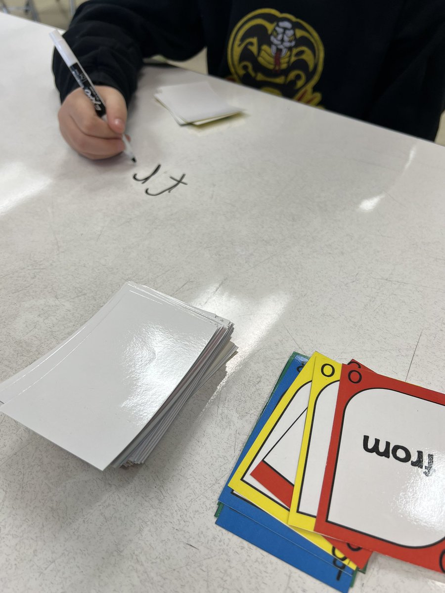 MsKatieBolin's tweet photo. I love that kids are asking to play power word games as a reward. Power Word Uno and Power Word Snakes &amp; Ladders were a hit! @D45Schafer @AmericanReading https://t.co/oMdSTgUHMp