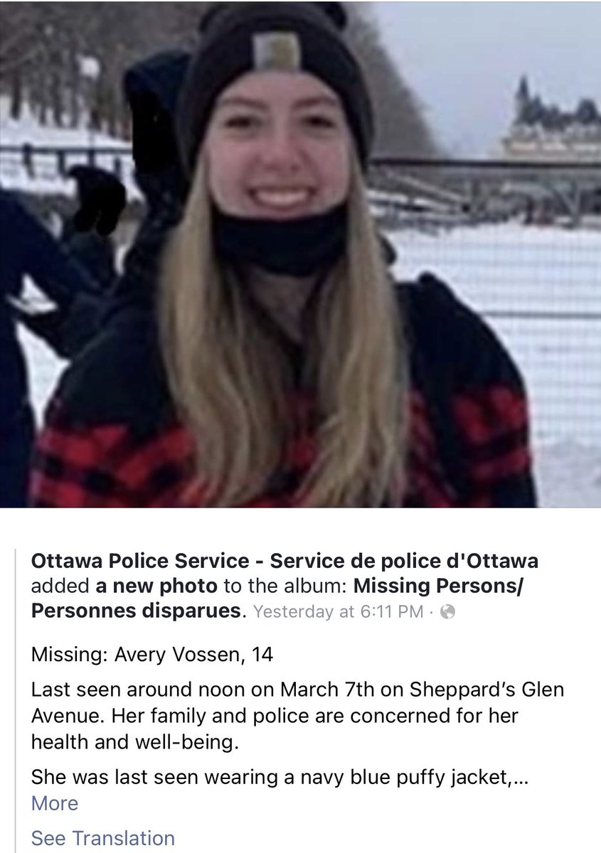 Please pray Avery is found safe. We have known this family for more than 10 years through lacrosse &amp; hockey. It’s heartbreaking. I spoke to a member of the family today. “Please pray” was her request 🙏❤️