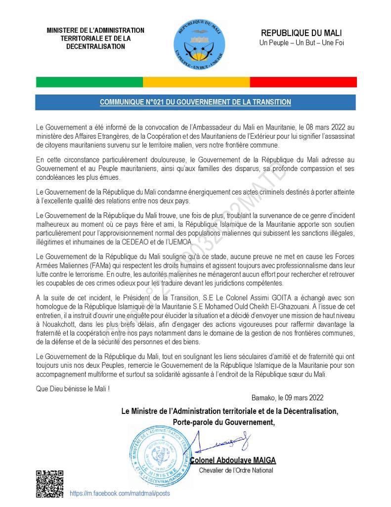 Presidence Mali tweet media