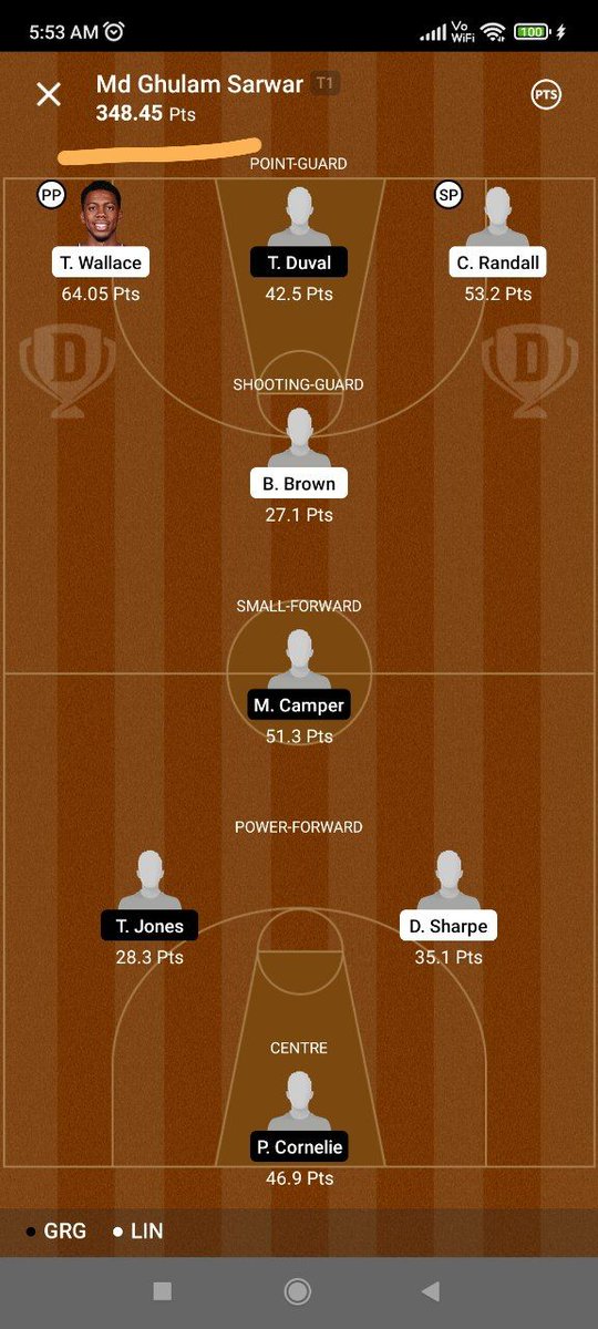 sarwarmdghulam's tweet photo. @Dream11 @FanCode  Wrong Point Updated in NBA G league and Declare The Results Pls Tell Me How is Possible By Technical Team https://t.co/BOQH8pC9xb