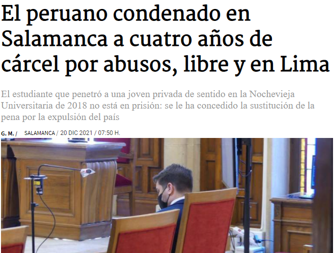 yashacyperro's tweet photo. Chicas mucho cuidado, un man acusado de abuso a una chica en España se ha librado de la cárcel viniendo a Perú y lo han visto en Bumble. Acá les dejo la noticia y el perfil para que tengan cuidado https://t.co/lnKDkJcQrH https://t.co/cnbTztBthV