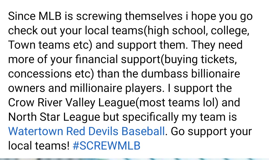 jq_rock77's tweet photo. My thoughts! #SCREWMLB https://t.co/20TaZxJxty