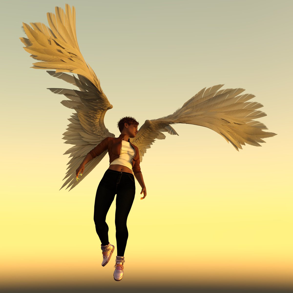 MetaMutantsNFT's tweet photo. @Origo_NFT My Angel vs yours lol? 
Go time! https://t.co/iPsnUSf2rF
