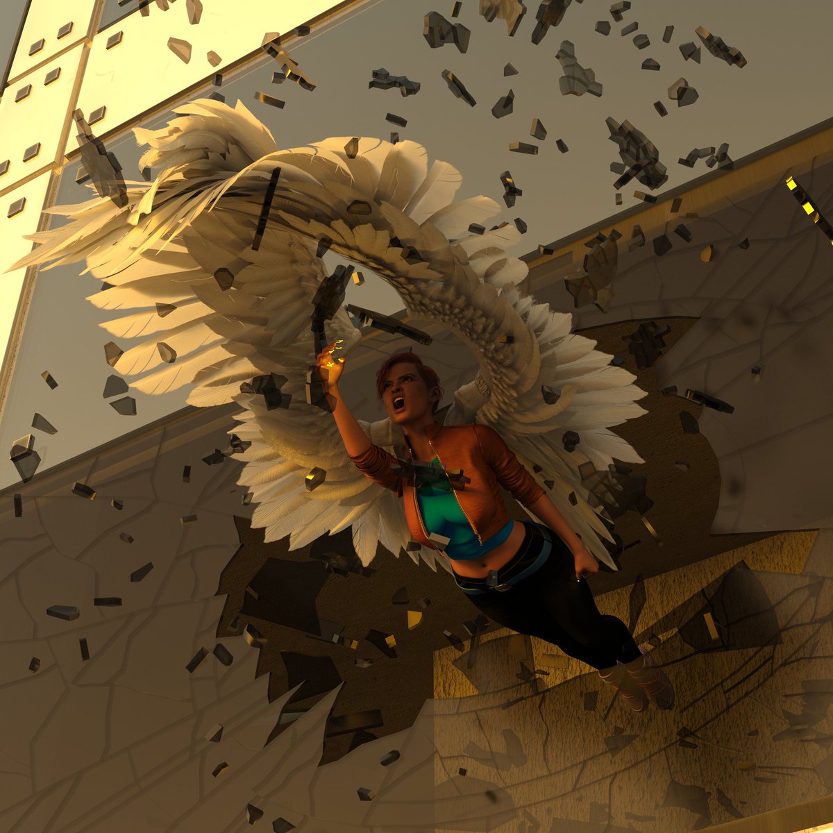 MetaMutantsNFT's tweet photo. @Origo_NFT My Angel vs yours lol? 
Go time! https://t.co/iPsnUSf2rF