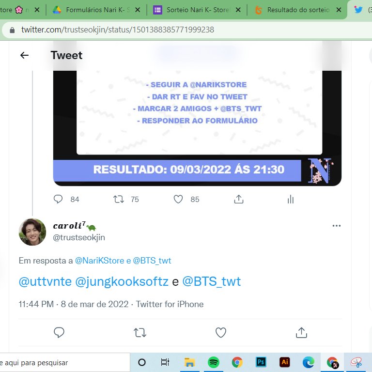 PARABÉNSSSS <a href="/trustseokjin/">ana⁷ ୨♡୧</a> VC GANHOU O SORTEIO DE ANIVERSÁRIO DO YOONGI! Vc tem 1 hora para nos chamar na DM!