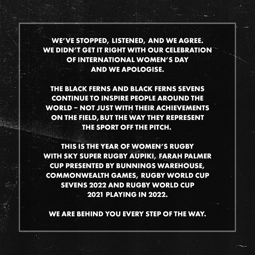 AllBlacks's tweet photo. We are listening. https://t.co/CAE6EhVjFt