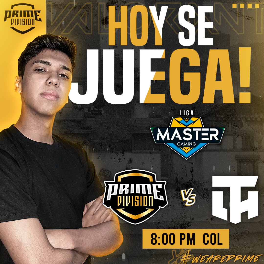 PrimeDivision7's tweet photo. Hoy seguimos defendiendo el primer lugar de la liga! jugamos contra el equipo de @tlh3sports y esperamos llevarnos la victoria.
🆚@tlh3sports
📺 https://t.co/N88KNBLyg2
⏰ 7:00pm hora 🇨🇴
¡Los esperamos en la transmisión!
#WeArePrime #Valorant #mastergaming https://t.co/AKdEko3xcw