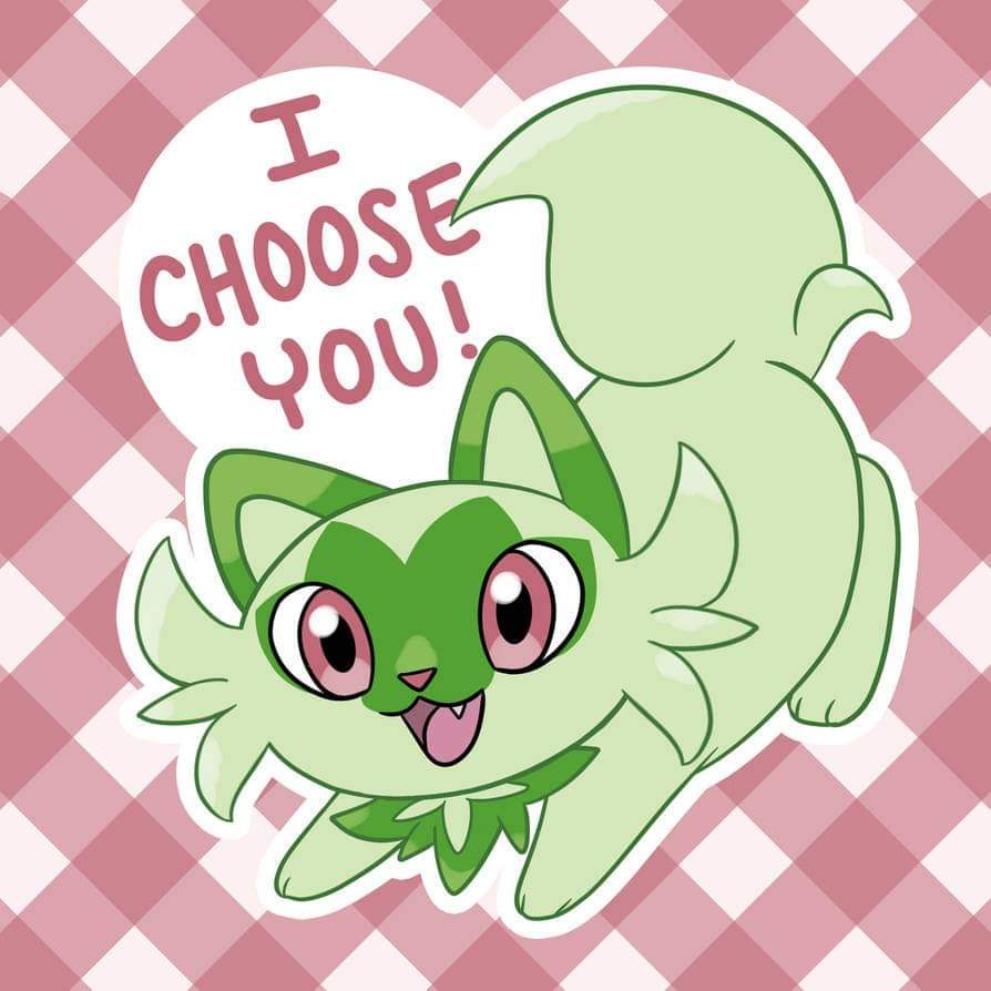 Melon_Berry's tweet photo. Just had to support my fellow #Sprigatito fans! Totally gonna make stickers out of this cuz I want one on my car.🍃🐱💚 https://t.co/BqwKO67Z2K