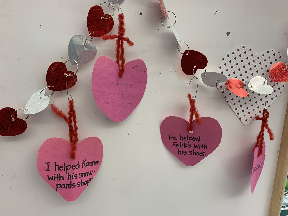 Ms Dailey/Mrs Ferguson’s kinder class are practicing kindness this month with their kindness chain. So many acts big and small!