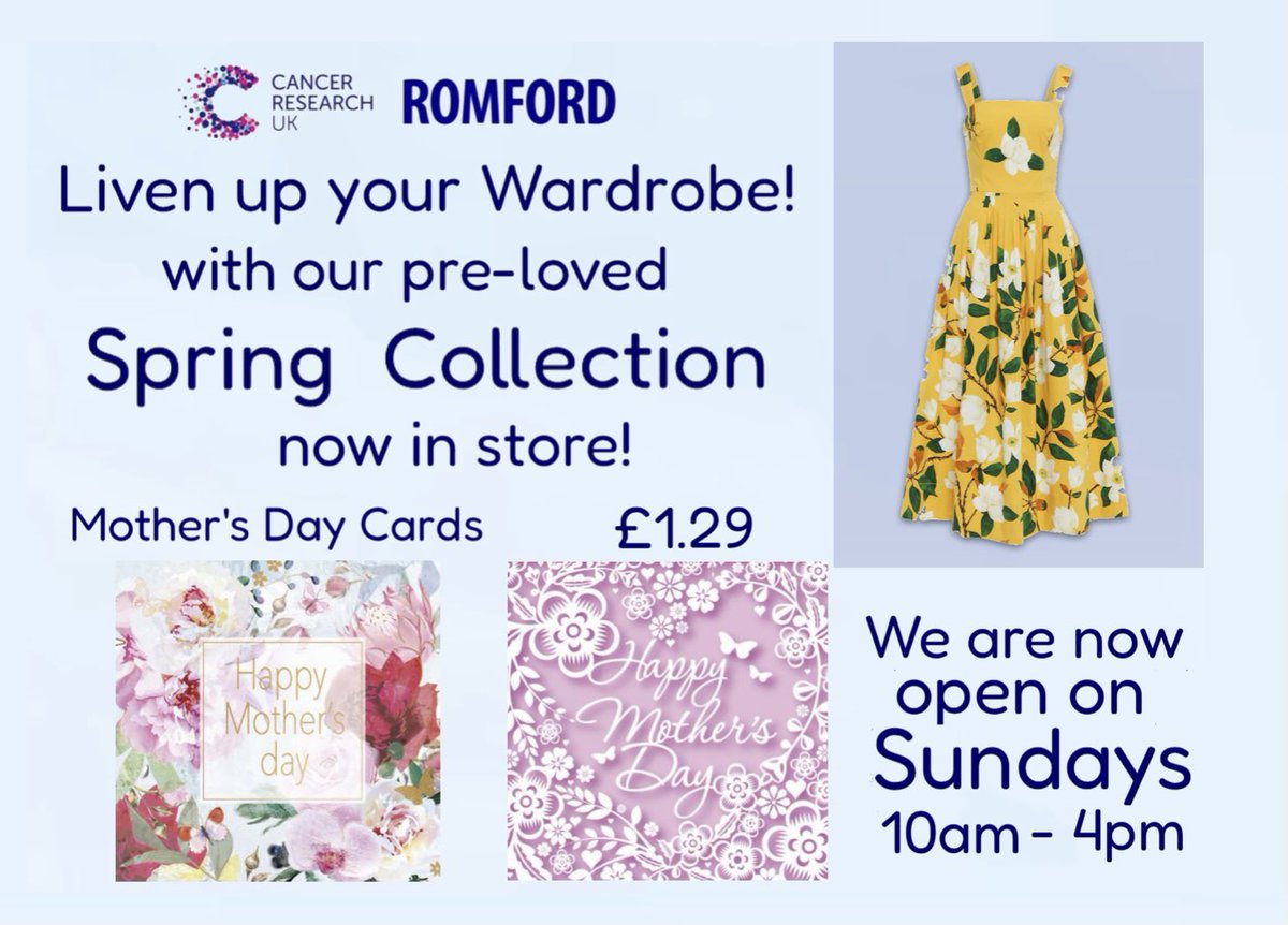 CRUKRomford's tweet photo. Thanks to our wonderful #Volunteers for the wonderful transformation from a winter wonderland  to a springtime festival of fun!
yet again as always job well done team Romford ❤️

#CrukShops #CRUK #Romford #SpringTime #MothersDay #CharityCards #TimeFM #Essex https://t.co/0fhuJA8fnv