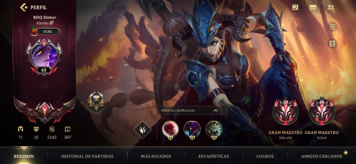Buenas noches, Sigo F/A Como jungla GM, manejo todos los junglas
Buen micro y macro Game
Showcaller
Experiencia competitiva (Top 9 del #WOL) entre otras competiciones
Buena actitud
Más información y CV Al MD
RT= un troll menos en ranked
<a href="/AyudaFichajes/">Fichajes WildRift</a> @Fichajes_WR <a href="/FichajesLoLWR/">WildRift</a>