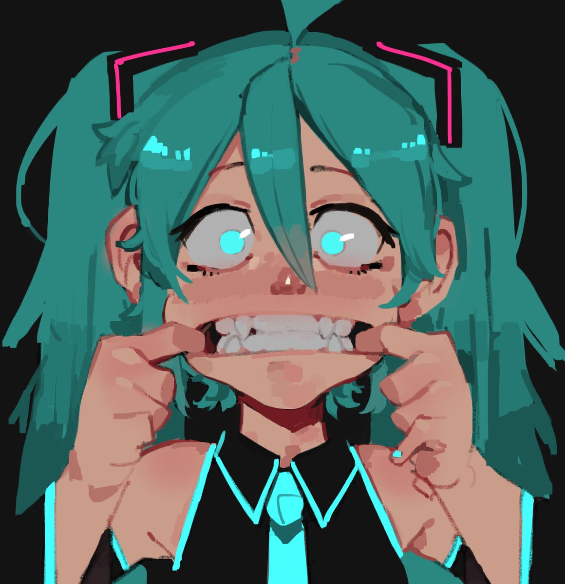 Knuxyy's tweet photo. MIKU DAY https://t.co/oe5iOTrmSV