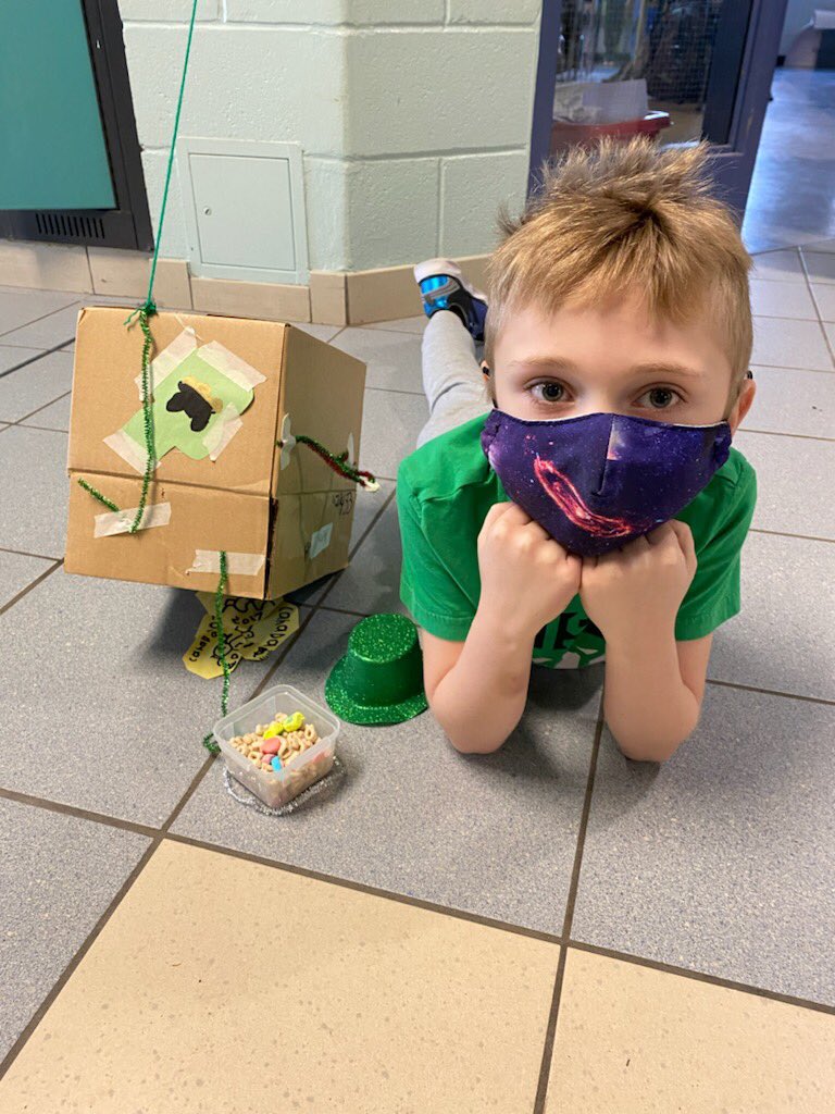 LPSStormWatch's tweet image. Alex created a Leprechaun trap that was solid gold! It was complete with coins and Lucky Charms of course!😁👍🏻 #futureengineer #greatplanning #creativethinker #hireAlex