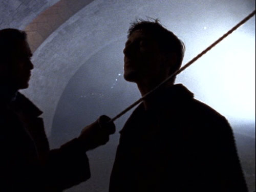HighlanderOmni's tweet photo. *All the knowledge Methos had and he couldn't save Macleod and so they fought because this was the only other option but one thing that was forbidden in the "Game" was no Immortal could face another on Holy Ground and that was exactly what they did. https://t.co/SL5HA1PZV3