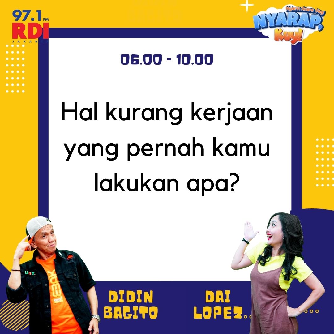 97.1 FM RADIO RDI JKT tweet media