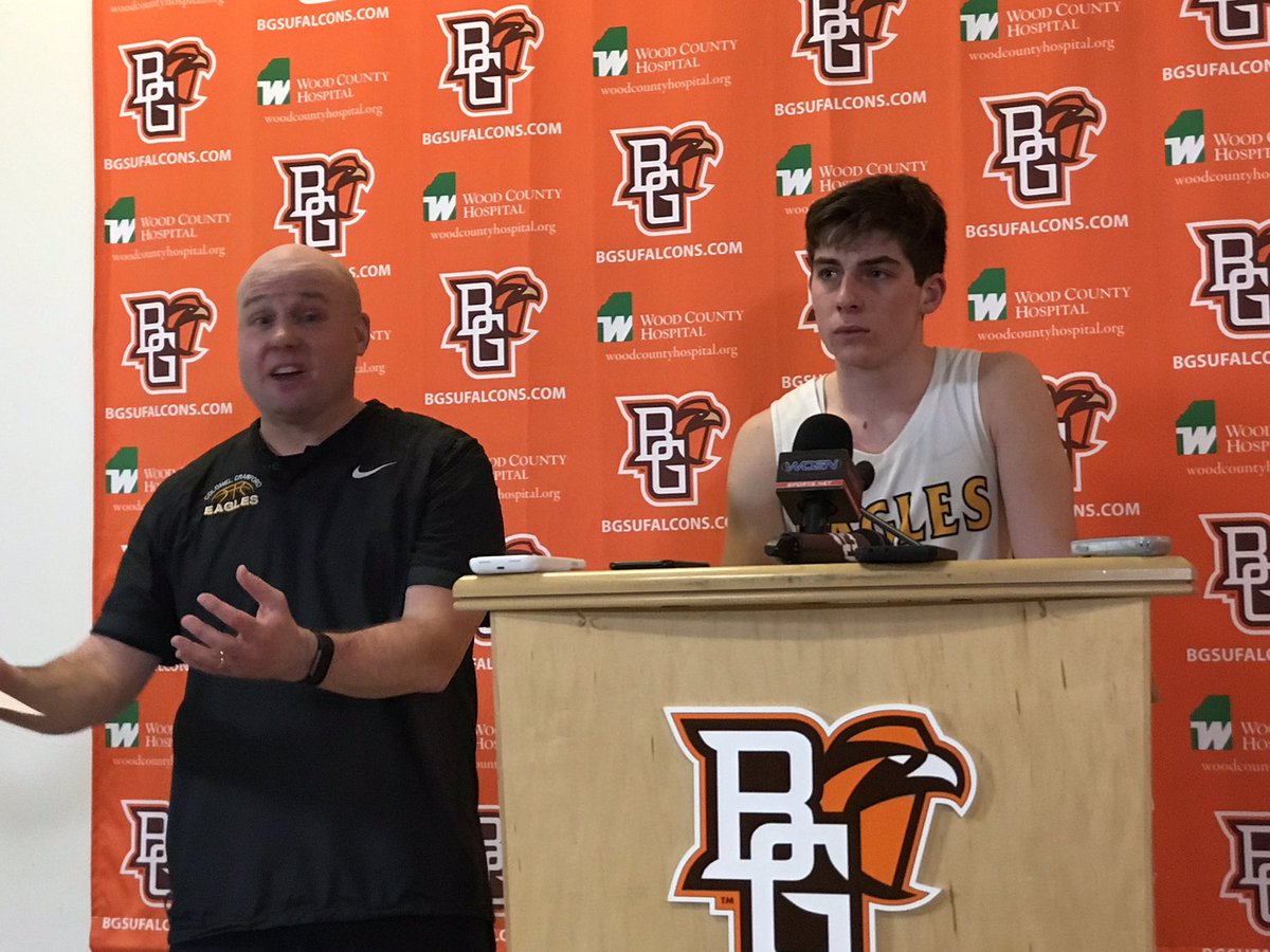 Post game chat with the media! <a href="/zachary_holden/">Zachary Holden</a> <a href="/vsbnradio/">Varsity Sports Broadcasting Network</a> <a href="/studer_mason/">Mason Studer</a> <a href="/CoachSheldon_CC/">David Sheldon</a>
