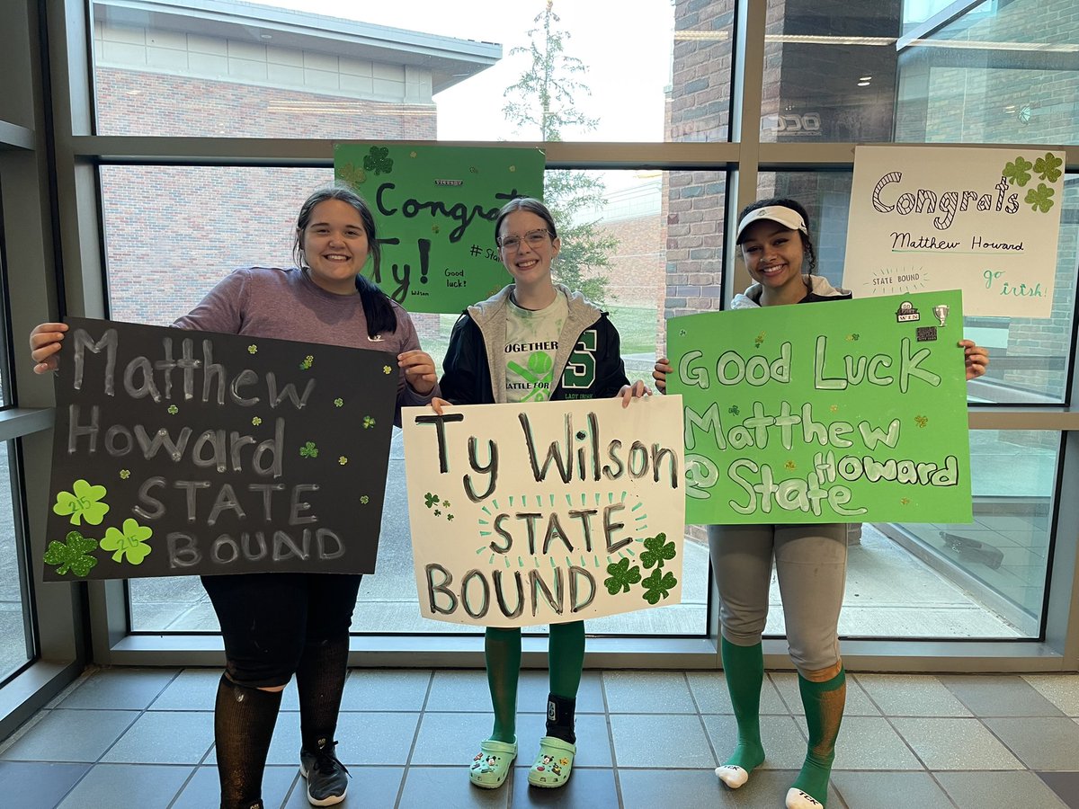 sciotowrestling's tweet photo. Thank you to our @sciotosoftball stats who stayed after practice to support @MattHow47 &amp; @statechampty2021  in their journey to the state tournament this weekend. We are so proud of these guys! Thank you for representing Irish nation so well! Congratulations!           🤼‍♂️🥇☘️ https://t.co/yKMSSCIPOE