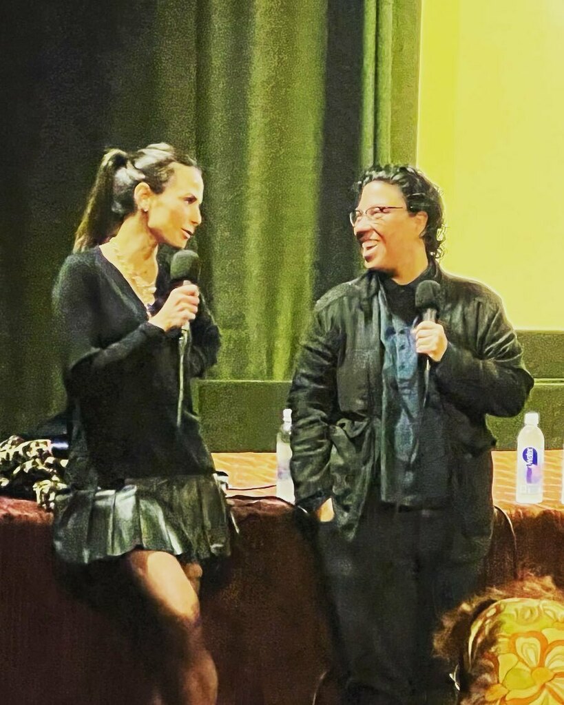 JordanaBrewster's tweet photo. D.E.B.S screening tonight with @angelarinstagram https://t.co/0lvczMRnUj https://t.co/QTMm14K0Sq