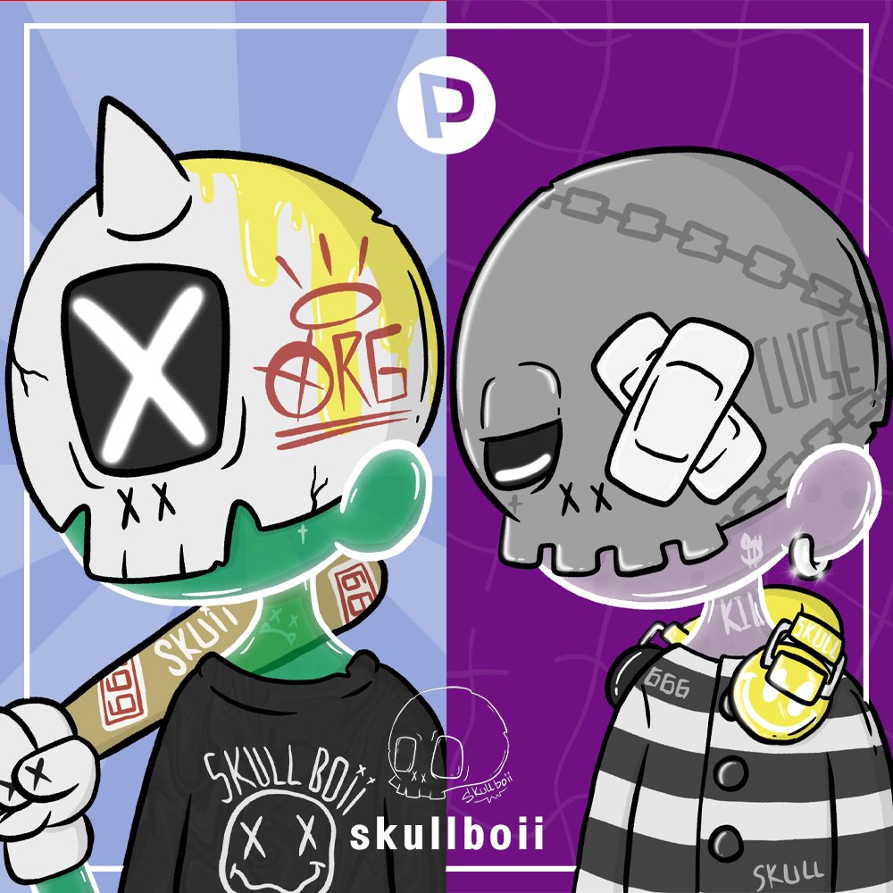 Hi fam have a nice day 🔥💯
My skullboii drop now "#019 &amp; #020"💀
you can check right now 👇
paras.id/collection/sku…
thanks for support hope you enjoy with my skull 💪
discord👇
discord.com/invite/hQ9H9uy…
#nftcollector #NEAR #NEARnft $NEAR #PARASnft #NEARcollector  #skullboii