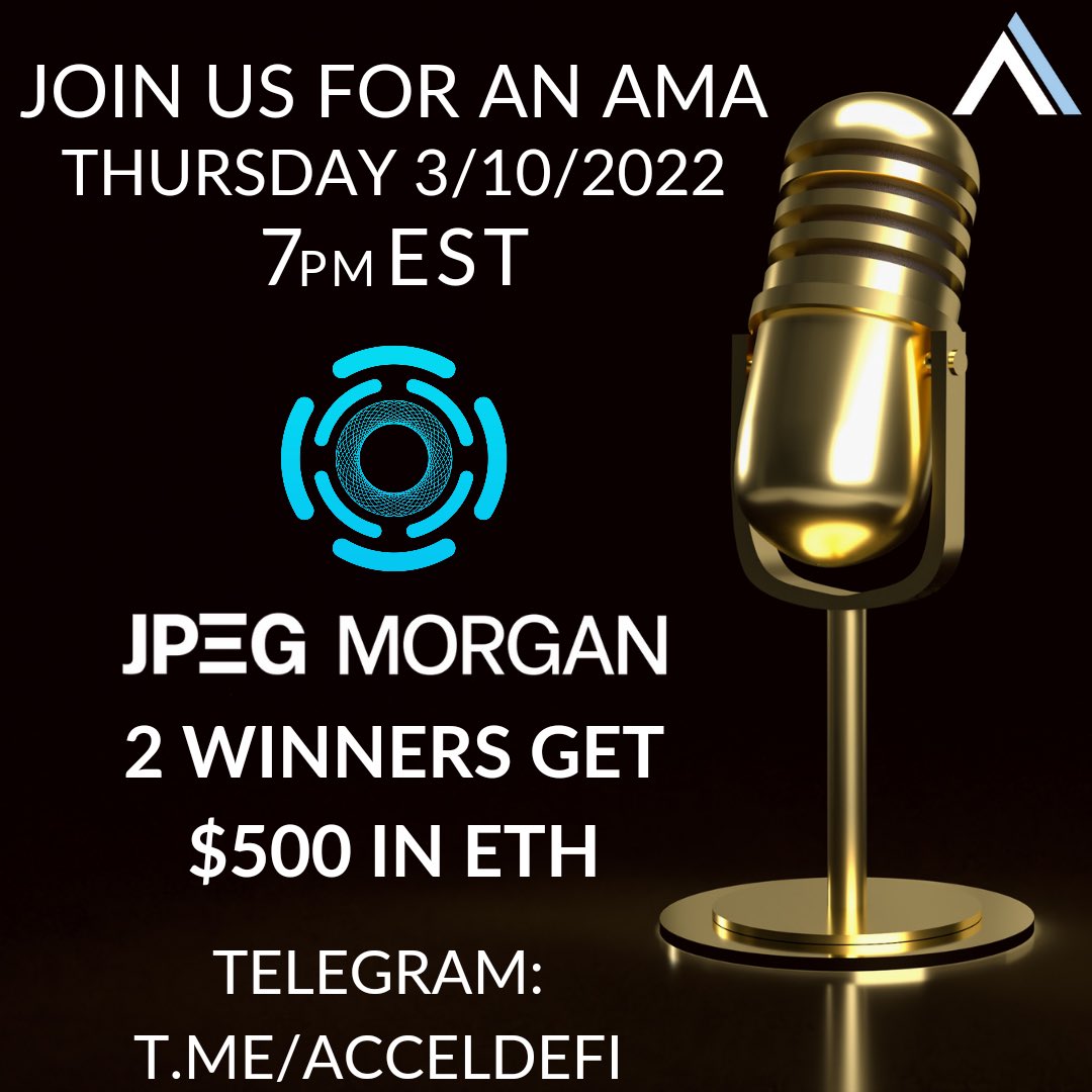 Deuces69420's tweet photo. You should see what these guys are doing with their Treasury, you’ll be bullish after you hear about it too!
@JPEGMorganCap 

$JPG $ACCEL #Eth #ethereum #NFA #AMA #Giveaway https://t.co/7OE5HsvgkR
