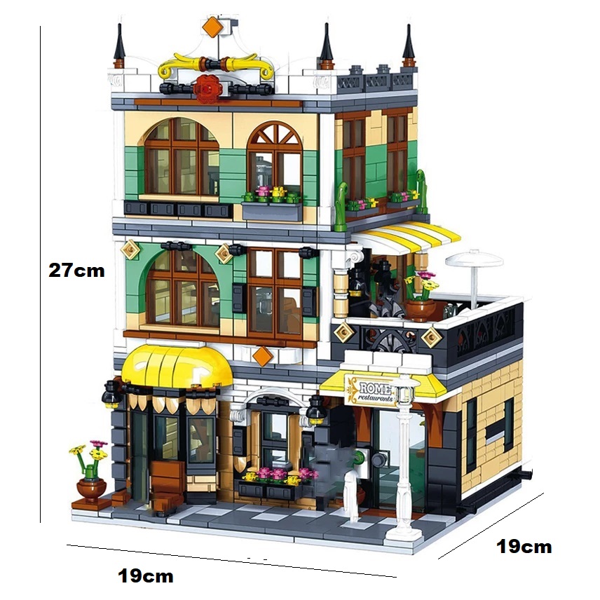 Building Blocks Architectural Roam Restaurant Bricks Making Hotel toy for Kids
ebay.com/itm/1649142097…
