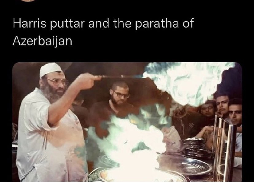gul_kakh's tweet photo. @haris_wani puttar and the paratha of azeebaijan https://t.co/U4jPN8QjR6
