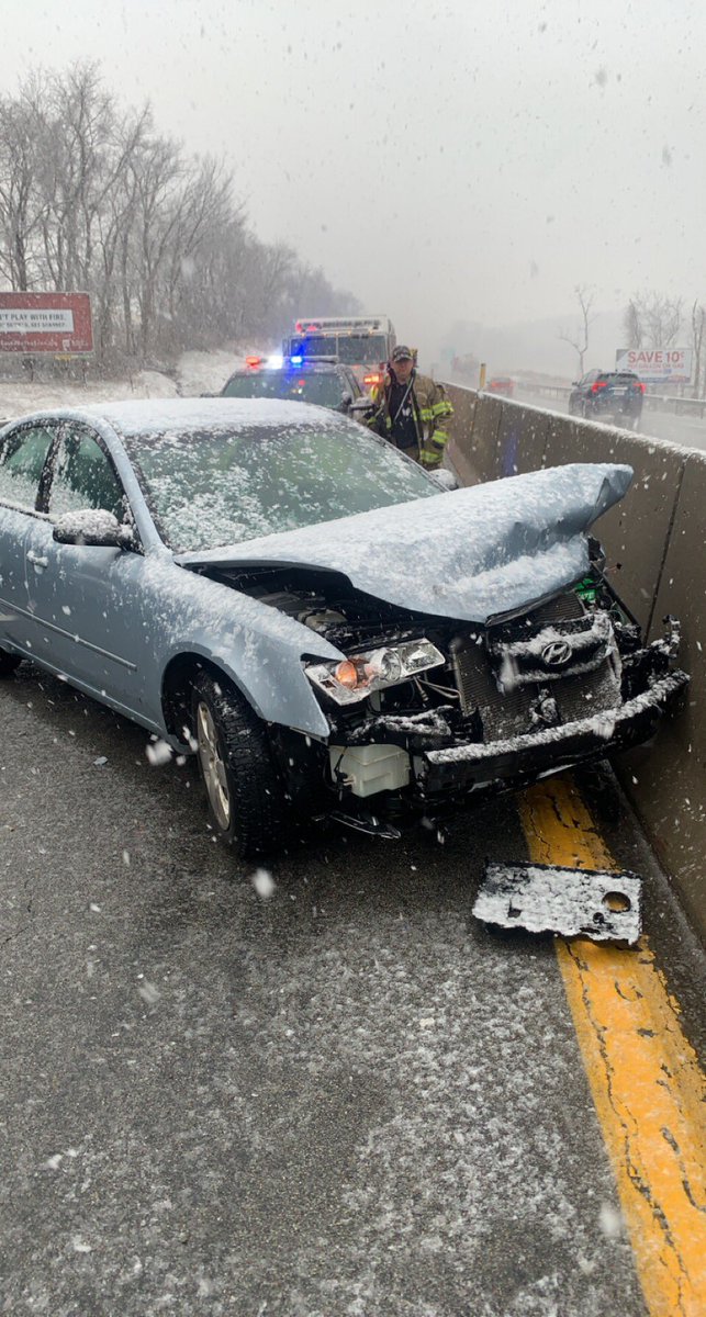 Fallowfield_VFC's tweet photo. Single Vehicle Accident yesterday morning for Rescue 47 on Interstate 70 East Bound. Also assisting on scene: (Station 38, 5400, PSP) https://t.co/jZaOccf4WB