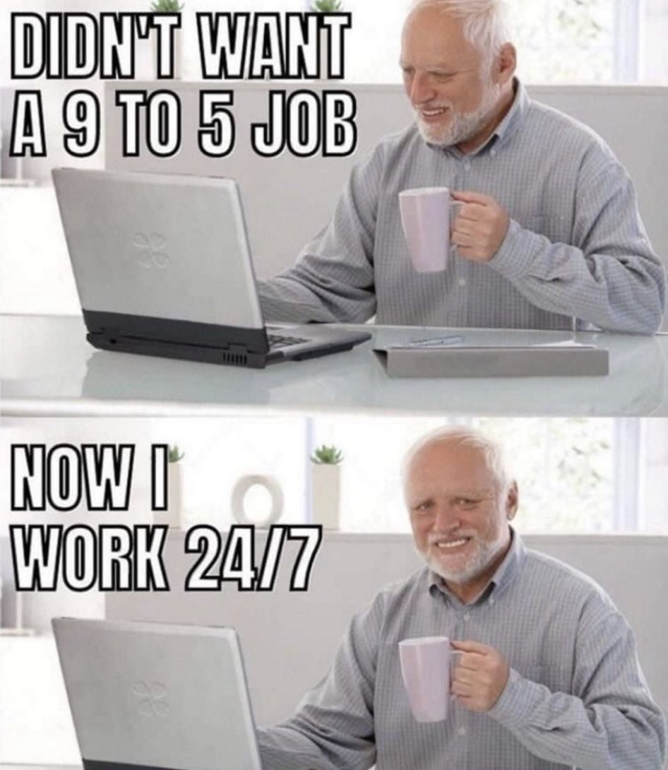 Working in nfts… Am I right or am I wrong? 😂

Have a great day y’all! 

#nft #nftmusic #nftart #NFTartists #NFTCommumity #meme #NFTartwork #nftcollector