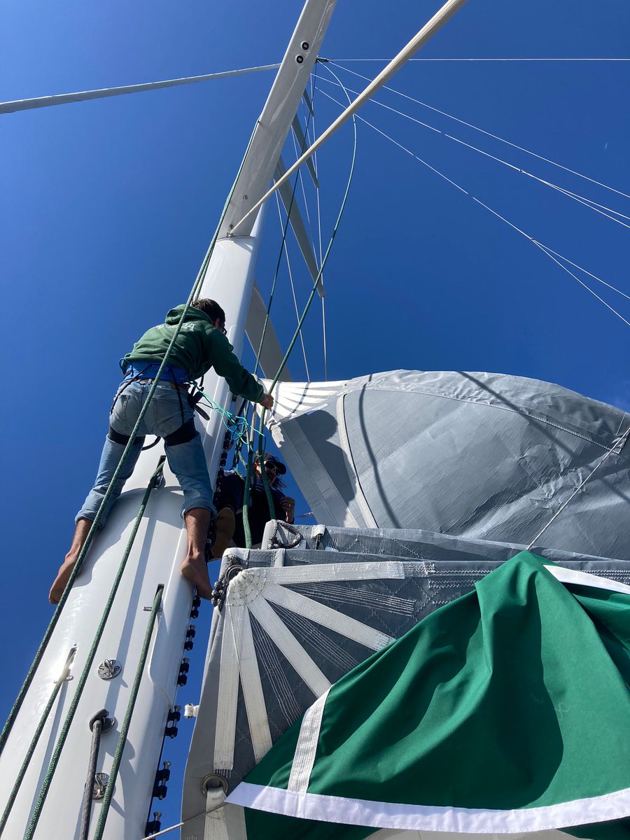 RSBRigging's tweet photo. A little cruise around the Bay of Palma for Nariida, putting her new 3Di main mizzen and furling cruising jib through their paces...
#balticyachts #nariida #baltic #sailtrial #seatrial #rsbrigging #northsails ##mainmizzen #jib https://t.co/una2hwcexe