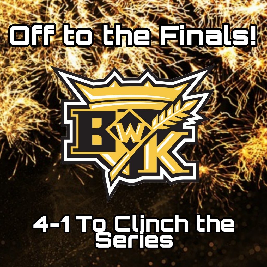 Next chapter!! The boys wrapped up their semi final series with Wild Gold tonight with a 4-1 victory to book a trip to the finals! The story is just beginning....