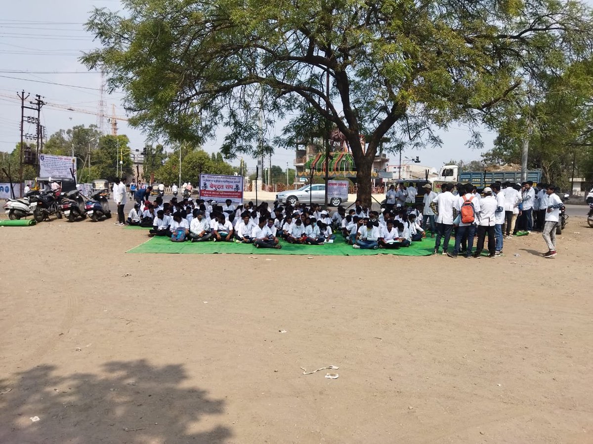 #increase_vet_stipend #vets_on_strike 
Raise your voice and take what is rightfully yours.

#fight_For_Right
#we_want_justice
#veterinary_union_jindabad

Strike continues on 4th day!!

<a href="/AjitPawarSpeaks/">Ajit Pawar</a> <a href="/Dev_Fadnavis/">Devendra Fadnavis</a> <a href="/SunilKedar1111/">Sunil Kedar</a> <a href="/CMOMaharashtra/">CMO Maharashtra</a> <a href="/ChDadaPatil/">Chandrakant Patil</a>