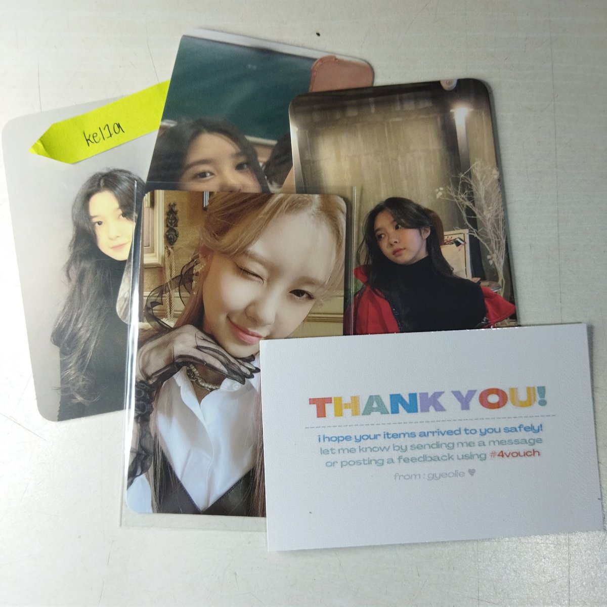 shaeaiaz's tweet photo. one of my fave pc has arrived!! tysm @gyeoIie for the neat and secure packaging! super cute nung freebies >< till next transaction!
#4vouch #kel1amails https://t.co/xE11OIm3vz