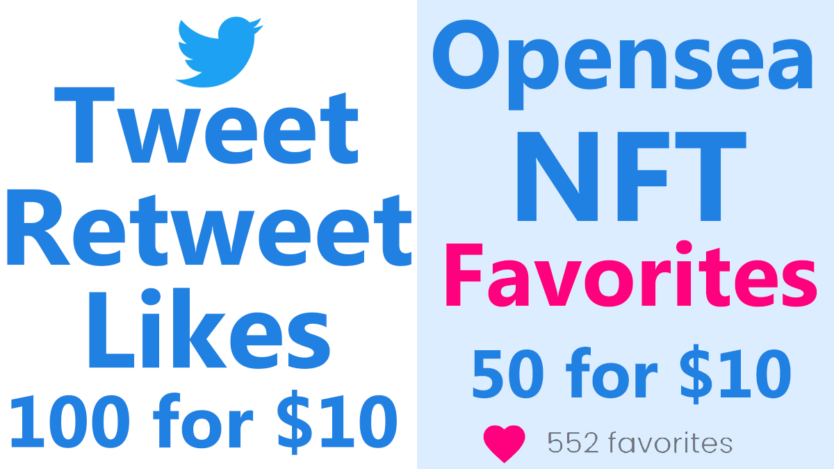 🔔NFT Promotion Service
Opensea NFT Favorite Adding👇❤️
fiverr.com/googleplusons/…

NFT Twitter Promotion👇📣
fiverr.com/googleplusons/…