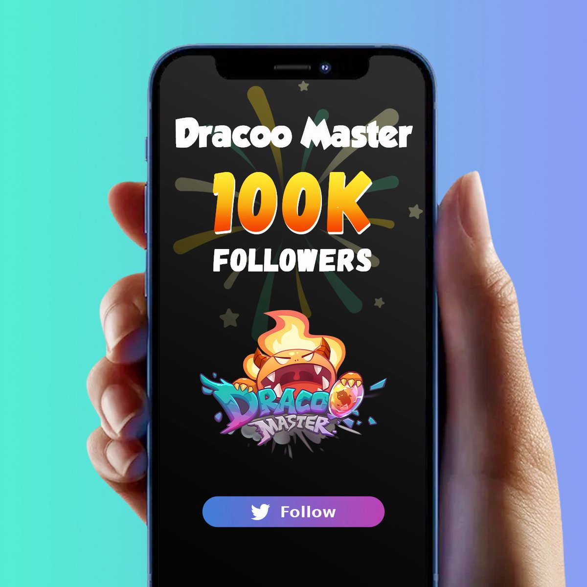 Dracoo_Master's tweet photo. Hello, Masters🦖🤟🦖

🥳🥳We've now surpassed 𝟭𝟬𝟬𝗞 𝗧𝘄𝗶𝘁𝘁𝗲𝗿 𝗙𝗼𝗹𝗹𝗼𝘄𝗲𝗿𝘀!!!🎊

💥Let's keep this momentum going!!!💪💪💪
👉https://t.co/aBebJA3juT

💗Thanks for joining us, it's kismet.🌸✨
#Dracoo #NFT #PlayToEarn #GameFi https://t.co/6dVA5uhdG5