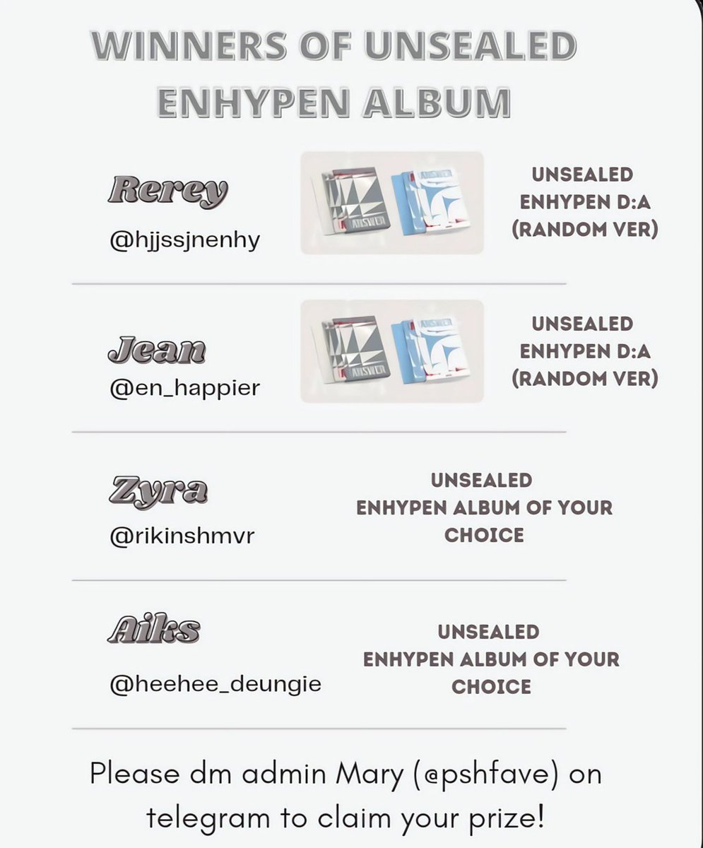 ENHENOSIS VOTING TEAM tweet media