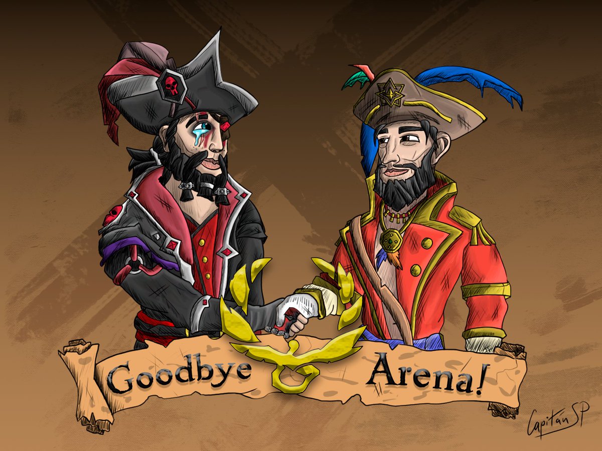 Goodbye Sea Dogs Arena! ⚔😞
#BeMorePirate #SeaOfThieves #SeaDogsArena #DigitalArt