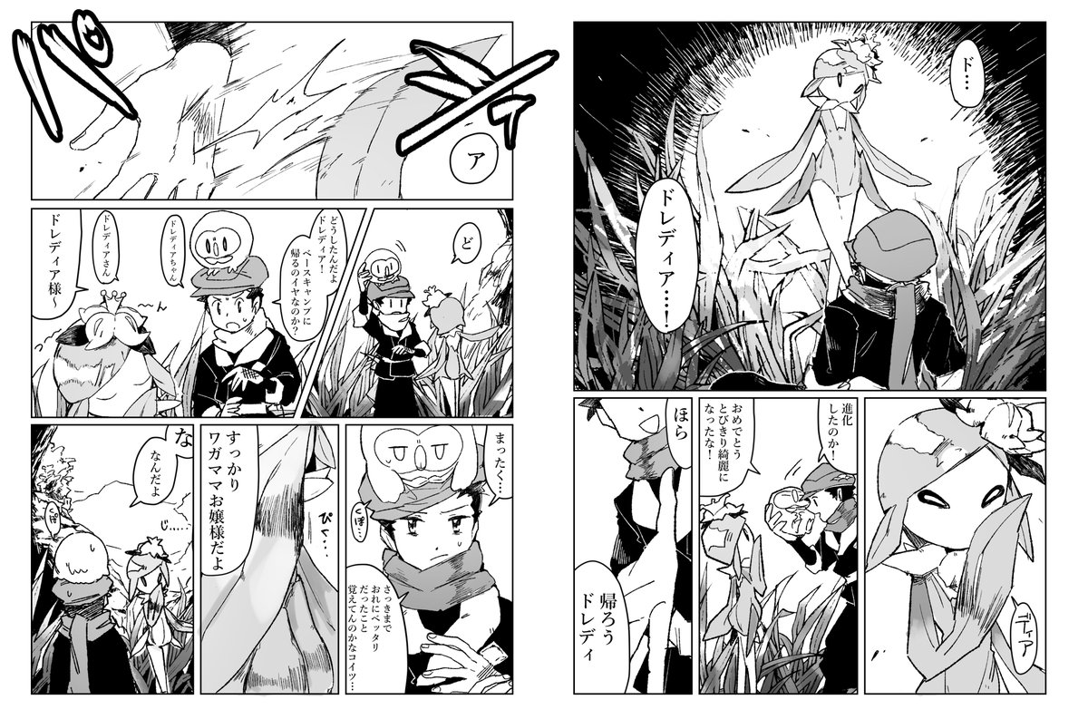 テルくんとドレディア 