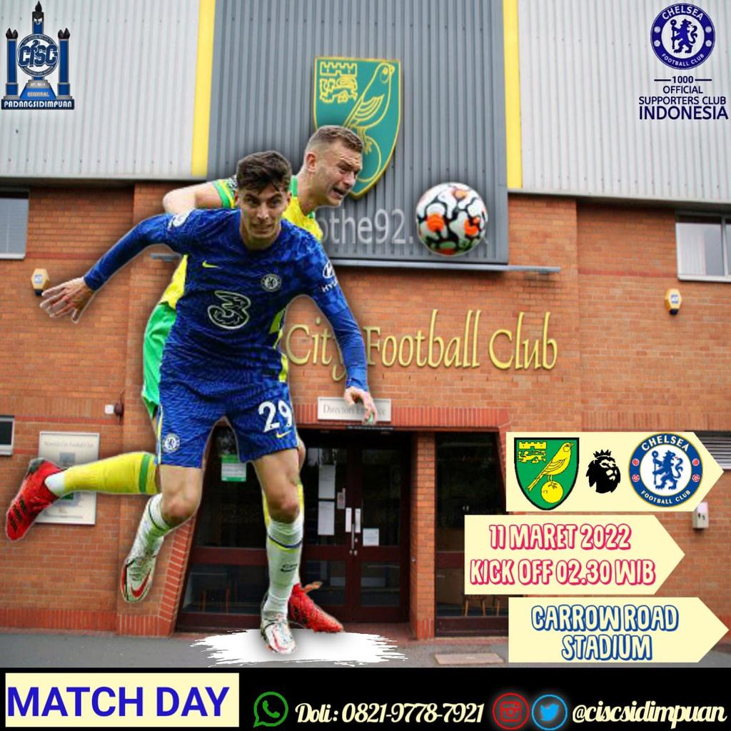 CISCsidimpuan's tweet image. Matchday!! Betewe selamat dirgahayu ke-117 utk tim kebanggaan kita, sang juara dunia @ChelseaFC . Semoga di kepemilikan nanti baru kita masih bisa dan terus berjaya 💪 #ThisIsCISC #PrideOfCISC