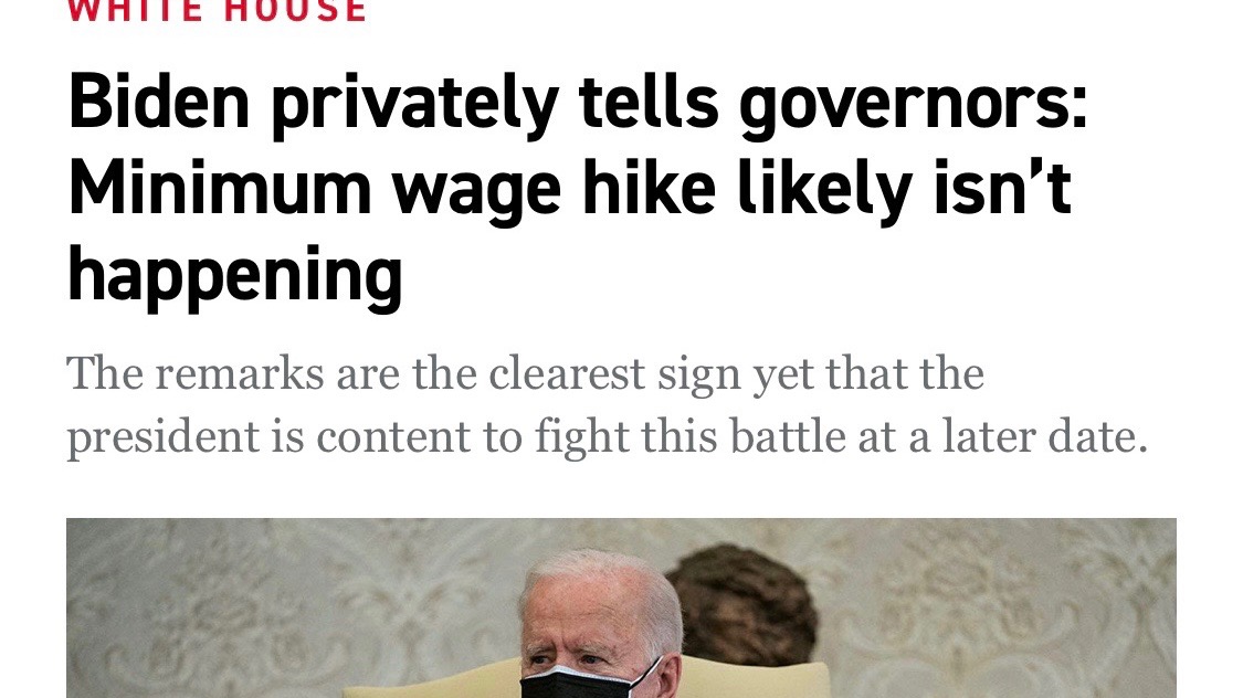 PushDemsLeft's tweet photo. One gallon of gas is about to cost minimum wage workers an hour of their labor.

Biden won't fulfill his promise to give America a raise or stop his Big Oil friends from price gouging, but he will demand you start driving more. https://t.co/6uPtyAu8uo