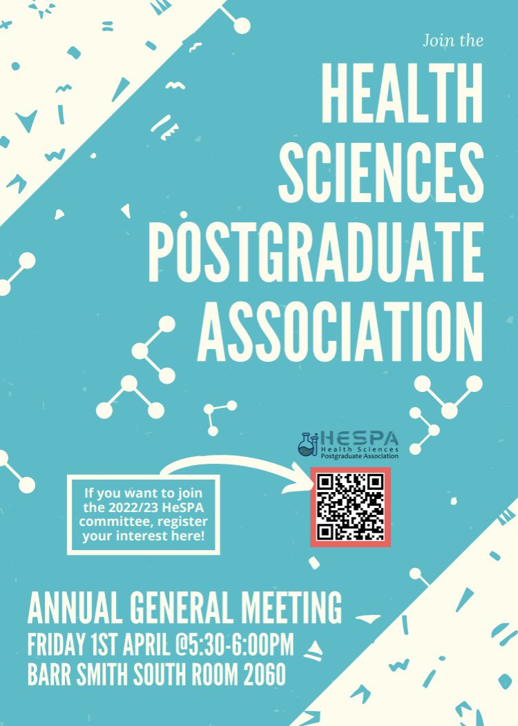 HeSPAuoa's tweet photo. Several positions are currently available for our 2022 committee. Come along to our AGM Friday 1st April for your chance to be elected and make your voice heard. Interested? Complete the nomination form: https://t.co/6LTu7btGK6. See you at the AGM! https://t.co/xTbYZBJA9Z