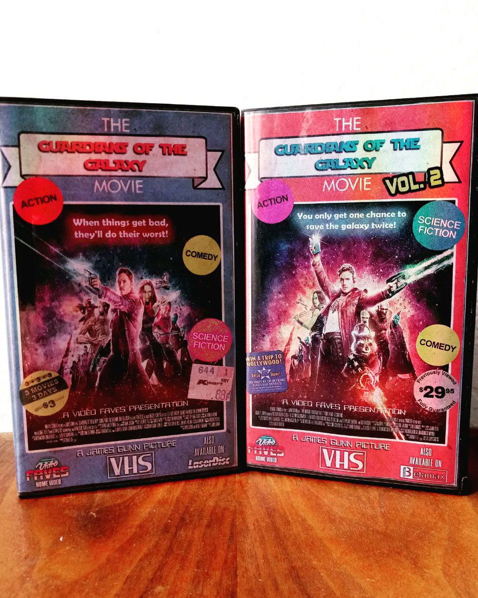 VideoFaves's tweet photo. Hooked On A Feeling! 🎶
#GuardiansOfTheGalaxy #ChrisPratt #VHS #Retro #customvhs #comicbooks #jamesgunn https://t.co/YYycqgJvVC