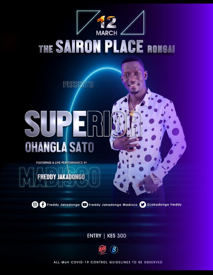TheSironPlace's tweet photo. @JakadongoFreddy is coming to @TheSironPlace  Stage on, 12 March from 4pm for a live performance you don’t want to miss! See him LIVE at Superior Ohangala Sato —it’s now or never before it’s gone forever! https://t.co/FpFpLRZQ6O
